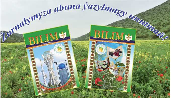 ŽURNALA HÖDÜRLENÝÄN MAKALALARYŇ MAZMUNYNA WE HILINE  BILDIRILÝÄN TALAPLAR