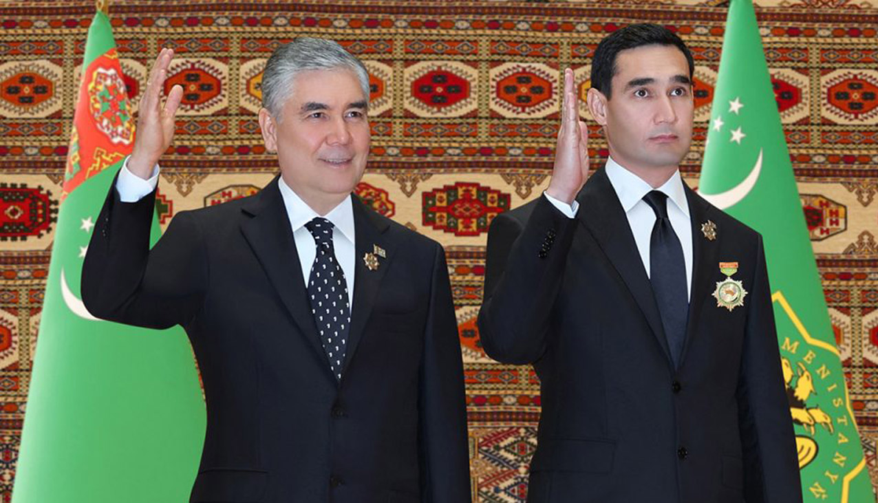 TÜRKMEN HALKYNYŇ MILLI LIDERI, TÜRKMENISTANYŇ HALK MASLAHATYNYŇ BAŞLYGY GURBANGULY BERDIMUHAMEDOW  ÝAŞ NESIL BARADA
